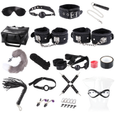 18-Piece SM Bondage Set - Premium BDSM Bondage Gear for Couples & Enthusiasts
